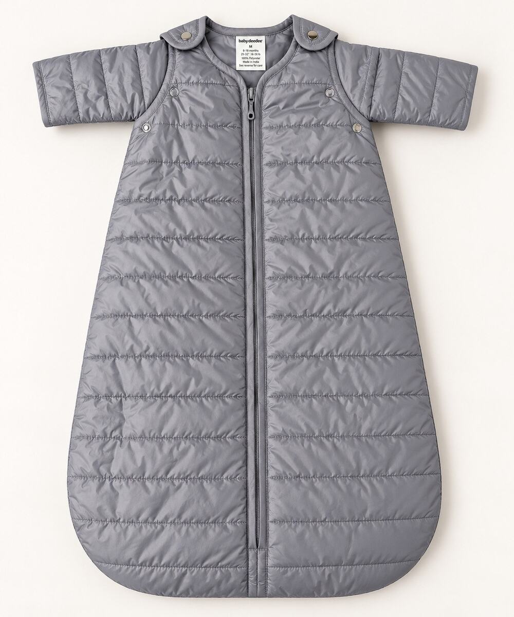 Baby Deedee Gray Quilted Sleep Sack 6–18 Months Size M